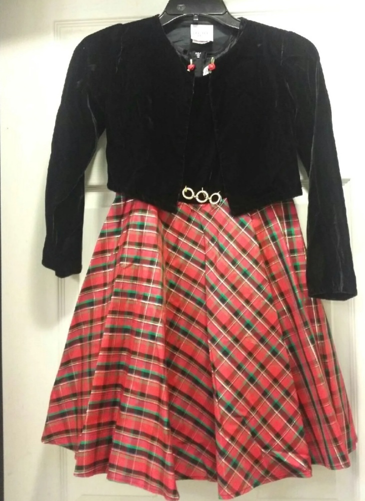 Little miss velvet holiday party dress